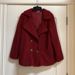 Abollria Double Breasted Sherpa Jacket